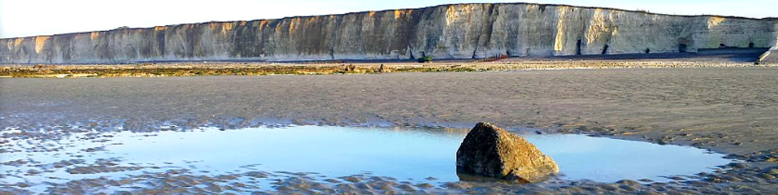 les falaises entre saint aubin et quibervillle